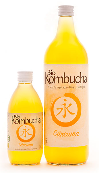 BioKombucha Cúrcuma 1L Vidrio