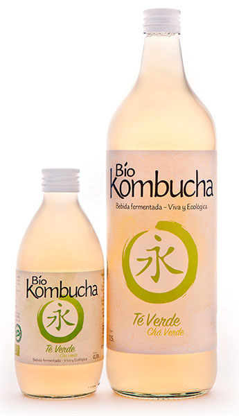BioKombucha Té Verde 1L Vidrio