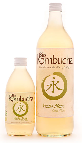 BioKombucha Yerba Mate 1L Vidrio